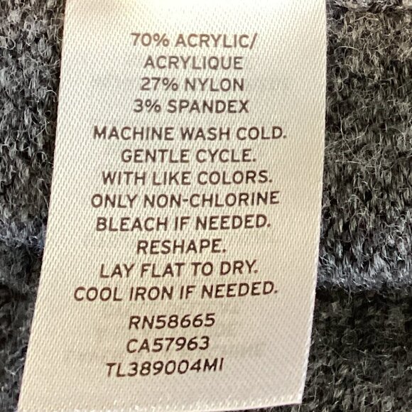 Leith Soft Cozy Mock Neck Colorful Embroidered Pullover Sweater Sz M #246D - Picture 8 of 8